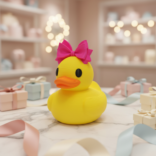 3D Printed Cruise Duck with Big Bow