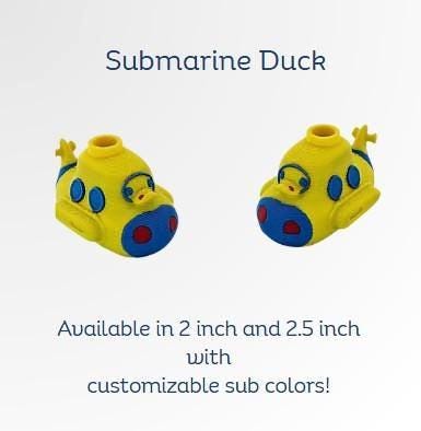 3D Printed Chibi Duck Submarine • Cruise Duck Hunt Toy