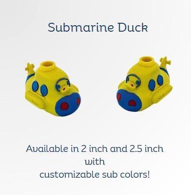 3D Printed Chibi Duck Submarine • Cruise Duck Hunt Toy