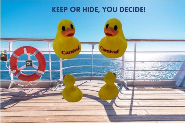 Cruise Ship Duck: Hide-and-Seek Treasure Keepsake