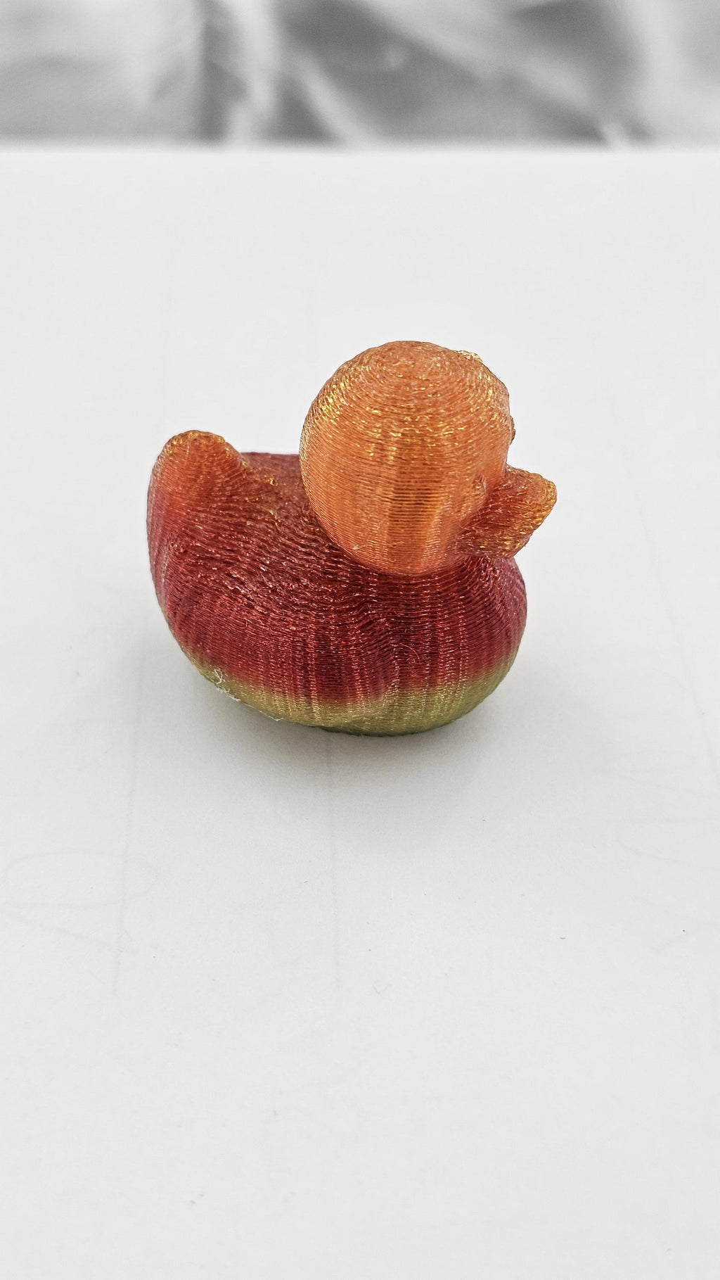 Rainbow TPU Crochet Duck • Flexible 3D Printed Cruise Toy