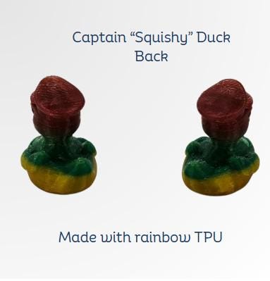 TPU Rainbow Captain of the Ship Duck