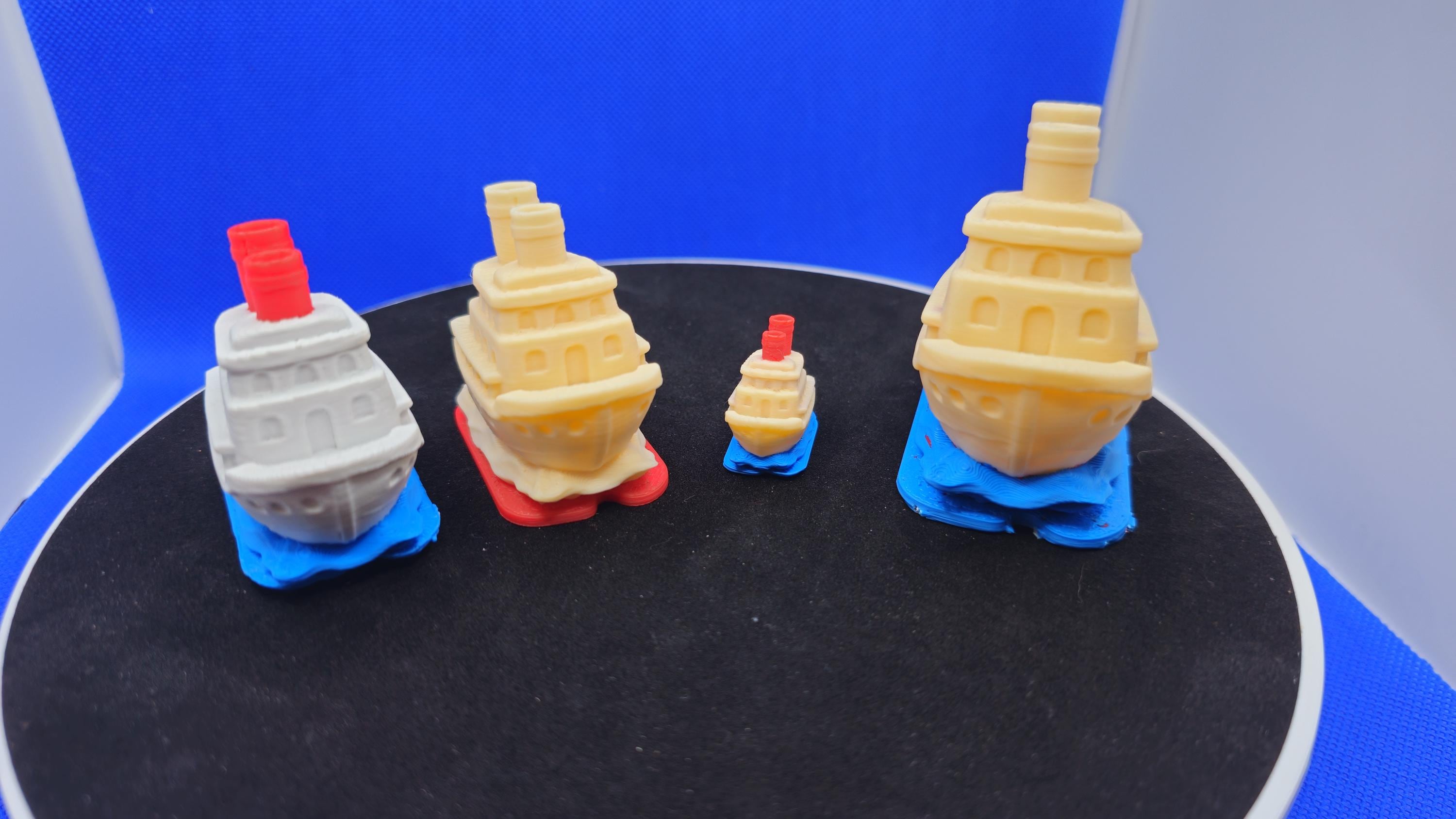 3D Printed Chibi Cruise Ship Collectible • Cruise Duck Hunt Game Prize