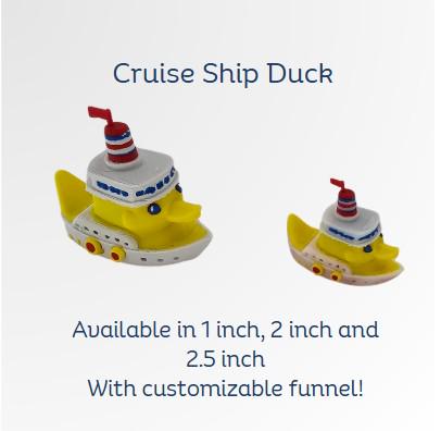 3D Printed Cruise Duck Figurine • Nautical Hunt Collectible Fun