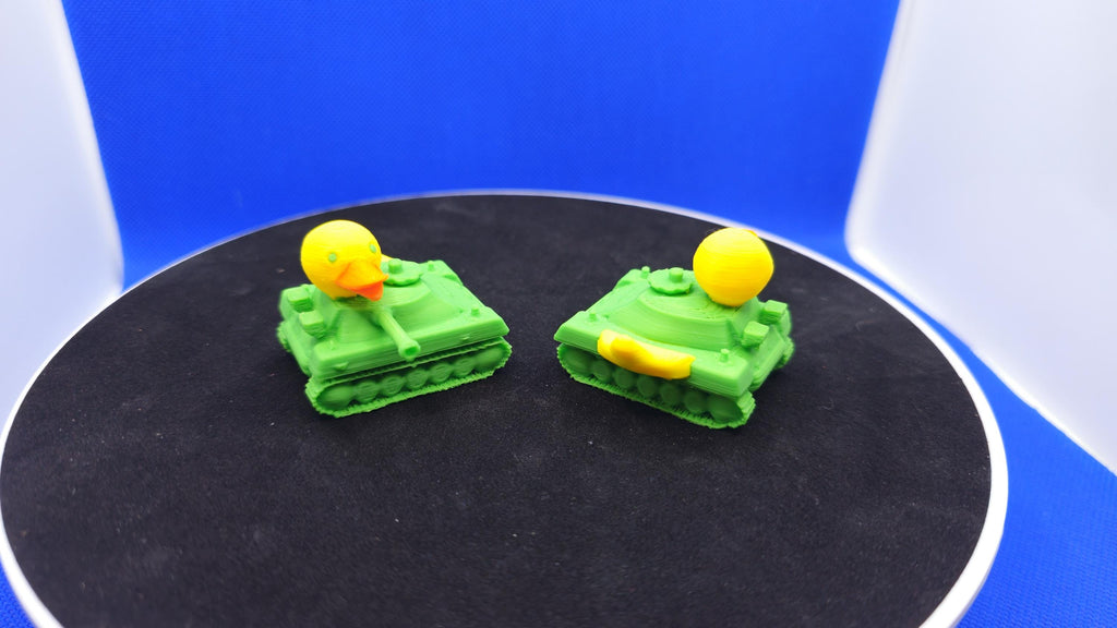 3D Printed Chibi Duck Tank – Cruise Hide-and-Seek Toy Gift