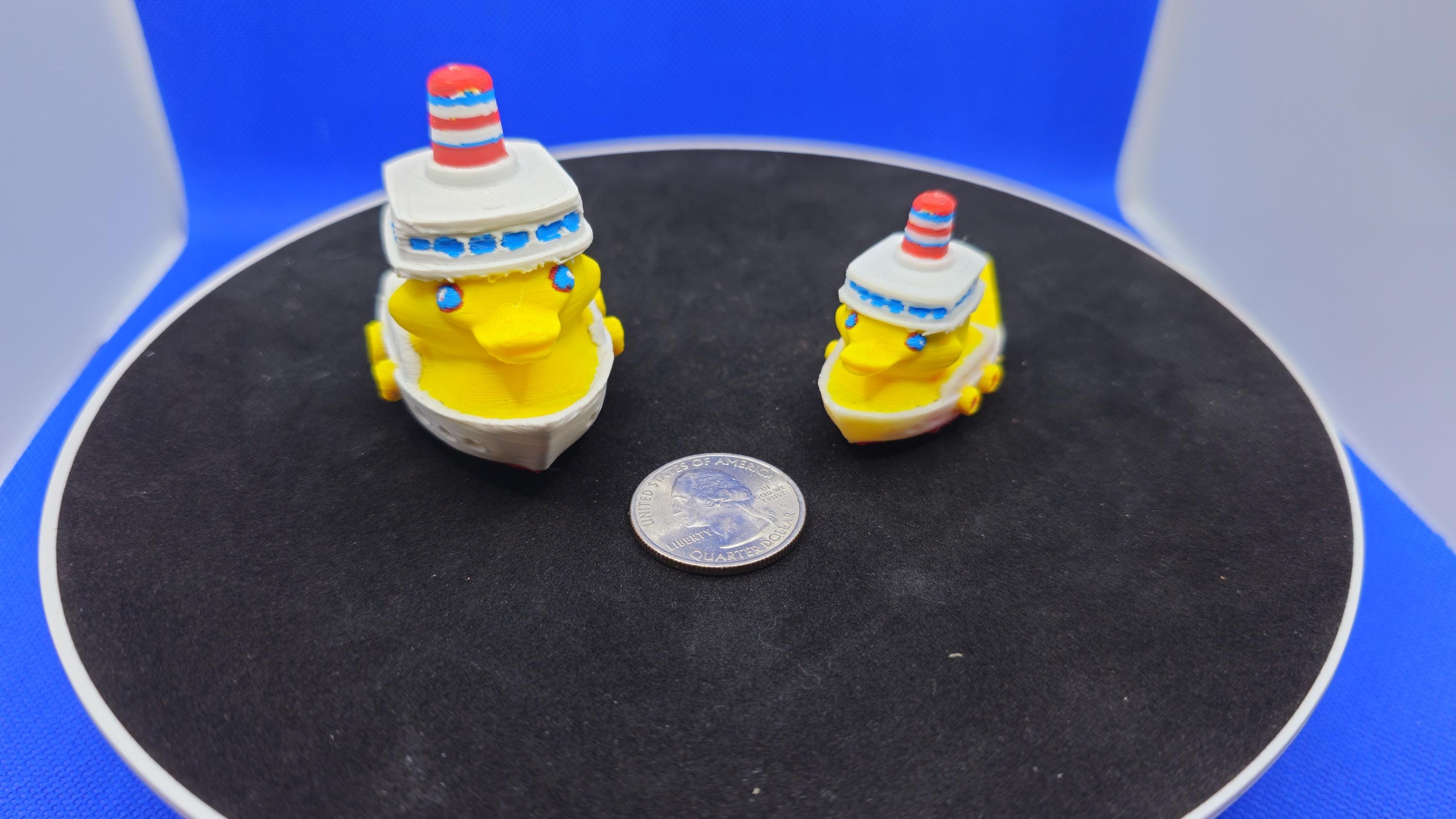 3D Printed Cruise Duck Figurine • Nautical Hunt Collectible Fun