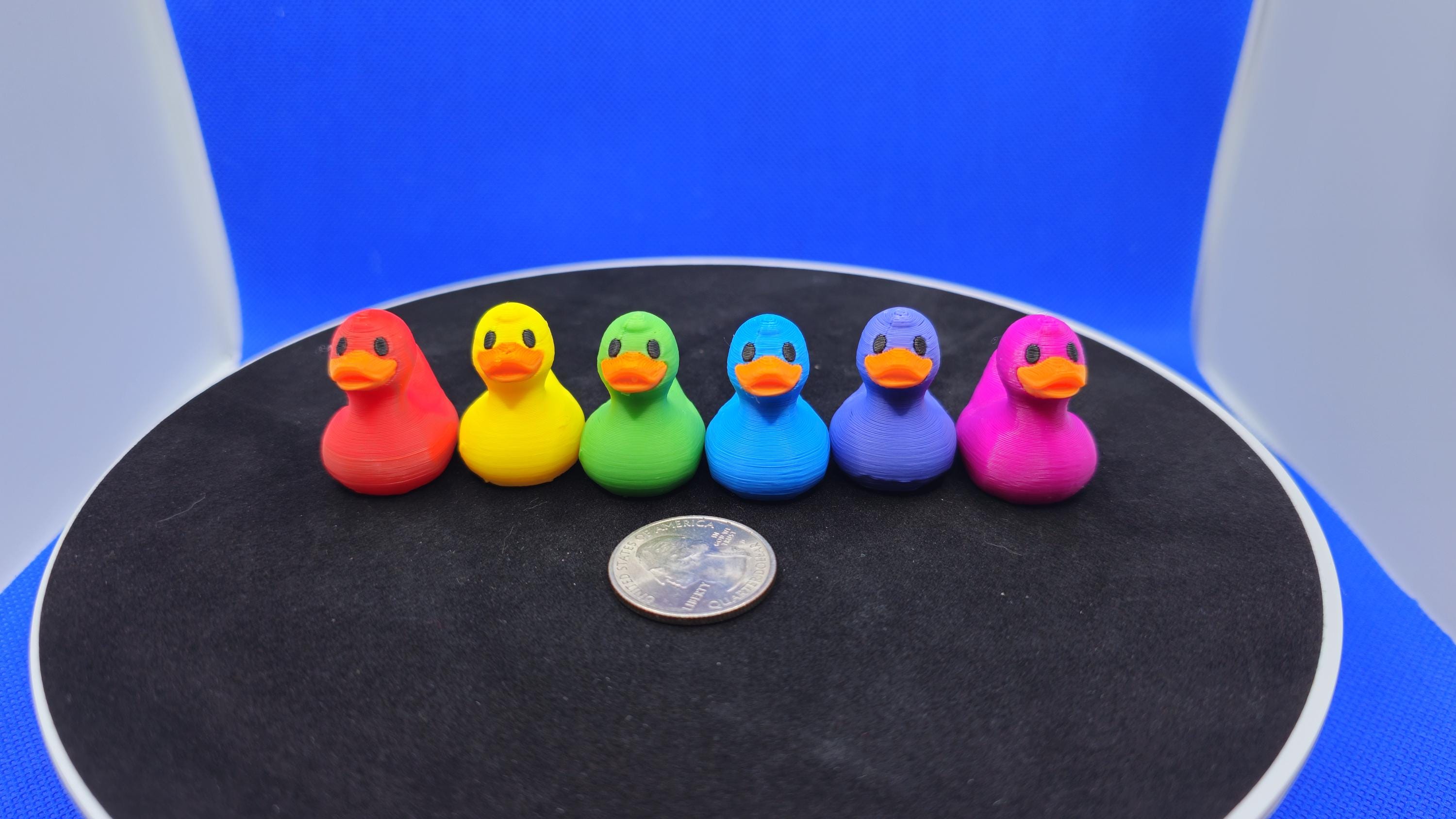 Tiny 3D Printed Ducks • Mini Cruise Duck Hunt Toys • PLA Hide & Find Cruise Gift
