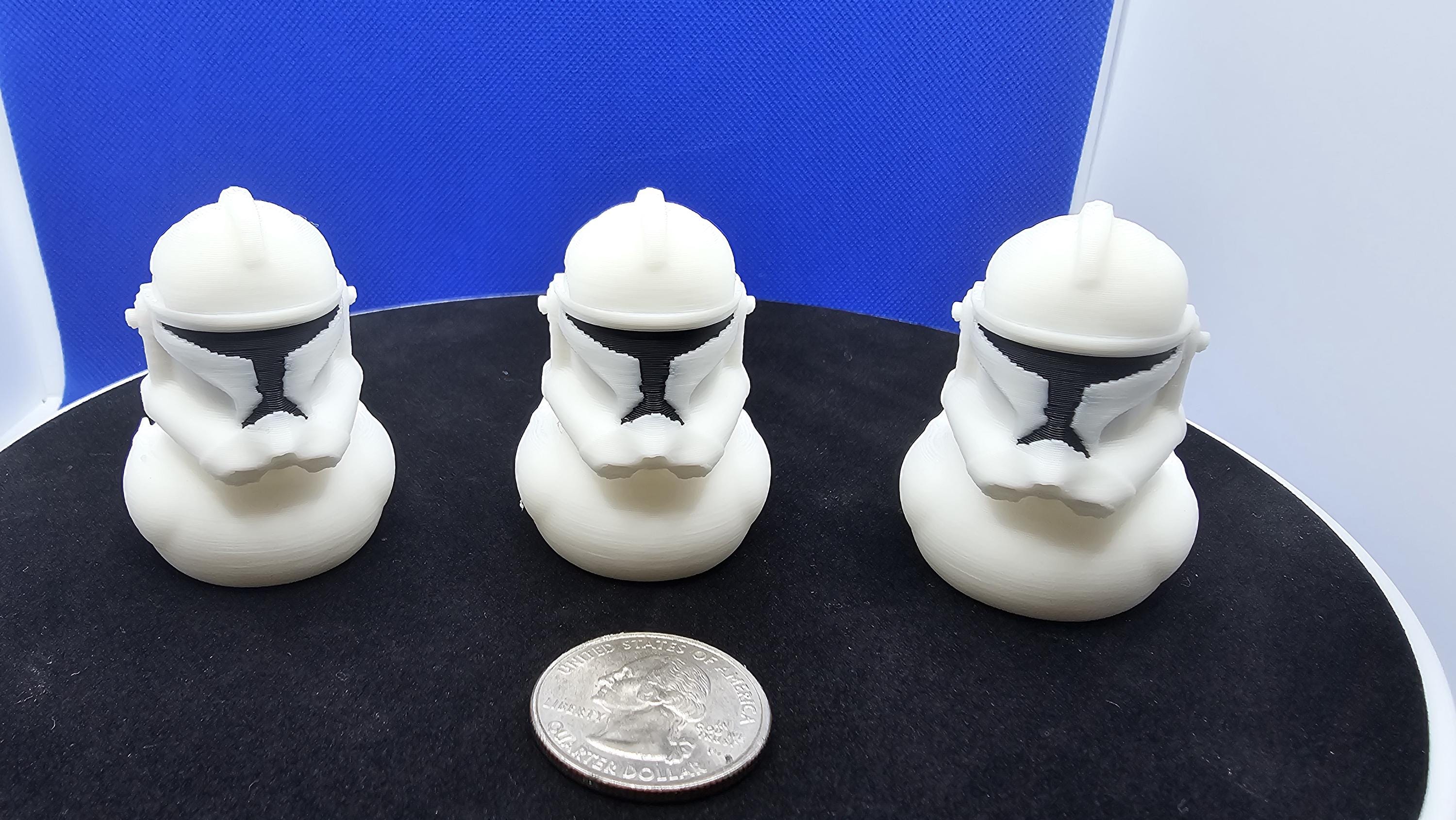 Clone Duck • Cruise Duck Hunt Gift • Sci‑Fi Mini Figure