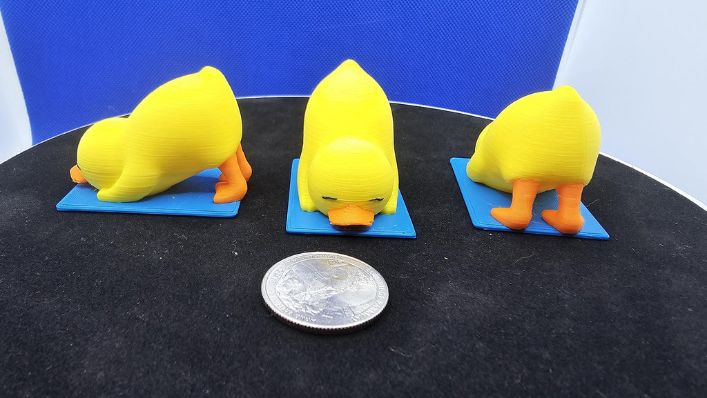 Downward Dog Duck Figurine • Yoga Pose, Meditation, Cruise Hunt Gift