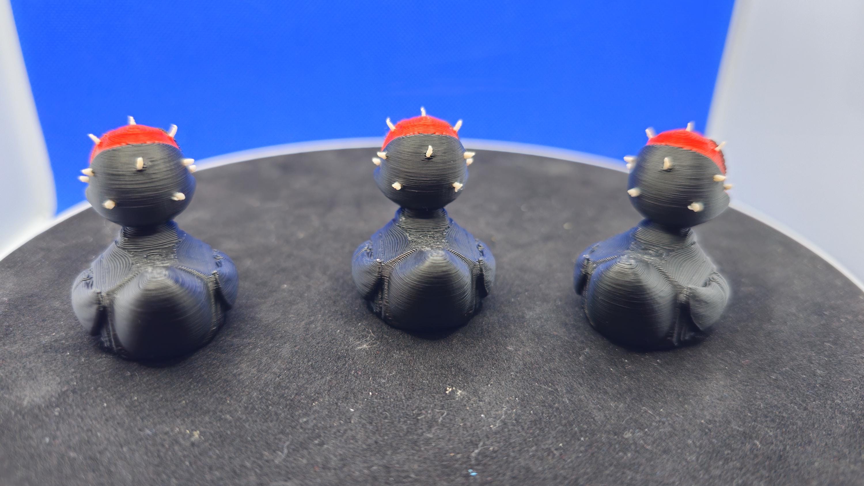 Dark Maul Inspired Duck Figurine • Red Black Villain Collectible • Sci-Fi Cruise Duck