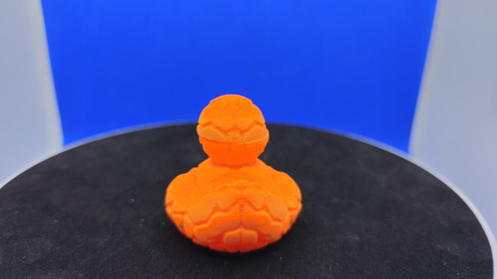 The Thing Duck — Rocky Orange Hero Duck Figurine