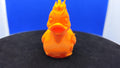 Human Torch Duck — Fiery Orange Hero Duck Figurine