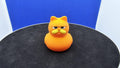 Garfield Cat Duck Hybrid, 3D Printed Orange Chibi Toy, Cat Lover Gift