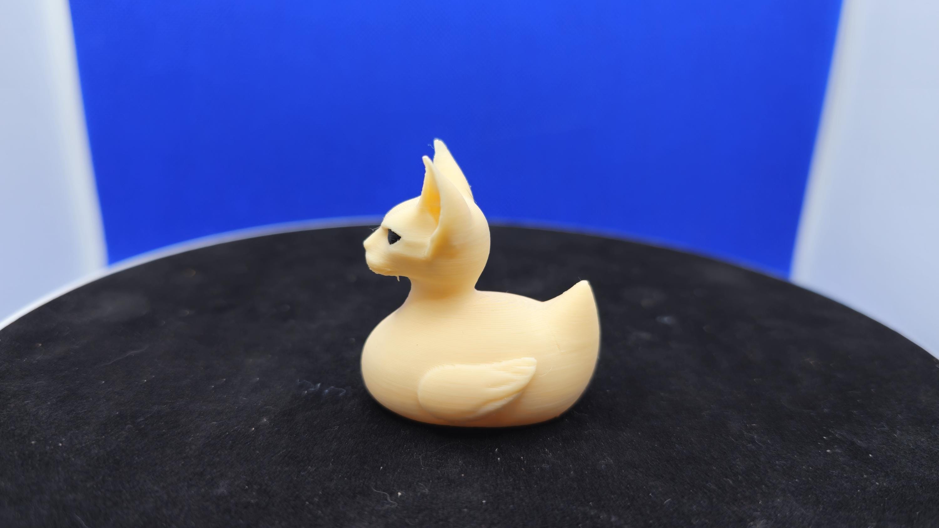 Sphynx Cat Duck Hybrid, 3D Printed Collectible, Cruise Duck Hunt Toy