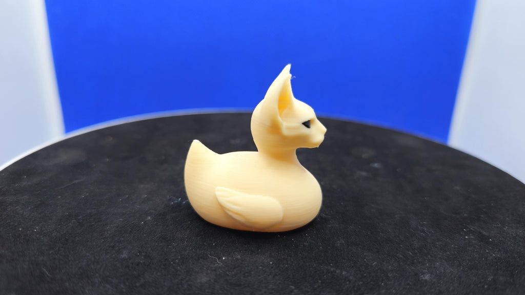 Sphynx Cat Duck Hybrid, 3D Printed Collectible, Cruise Duck Hunt Toy