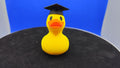 2026 Graduation Duck Figurine – Mini Grad Duck with Cap for Cruise Hunt