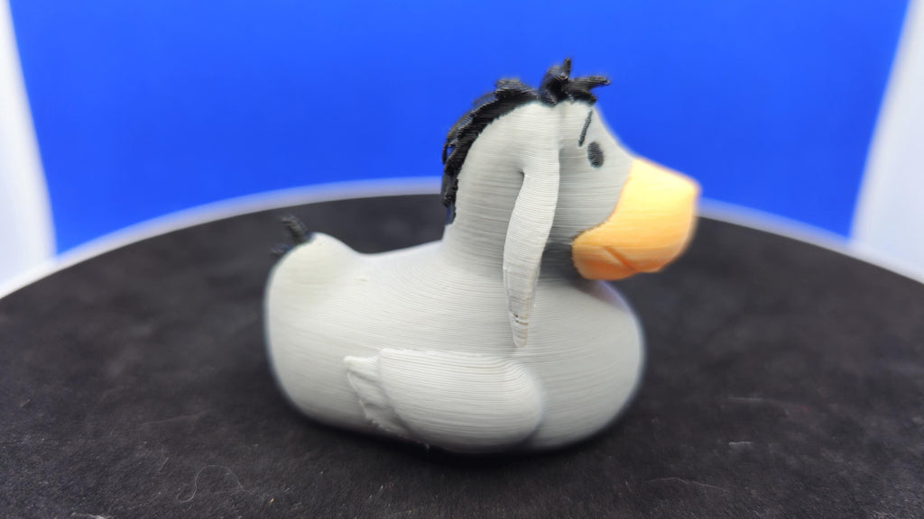 Eeyore-Style Donkey Duck Figurine – 3D Printed Collectible for Cruise Duck Hunt