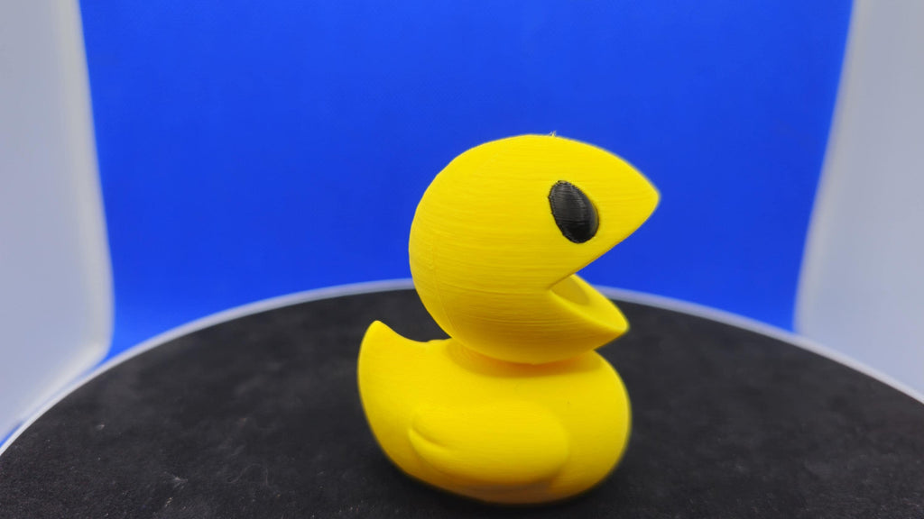 Mr. Pacman Duck — Retro Arcade Mini Duck Figurine