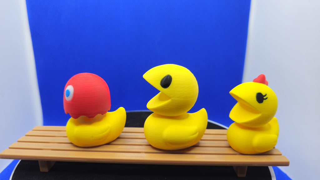 Arcade Ghost Ducks — Blinky, Pinky, Inky & Clyde (Choose Your Color)