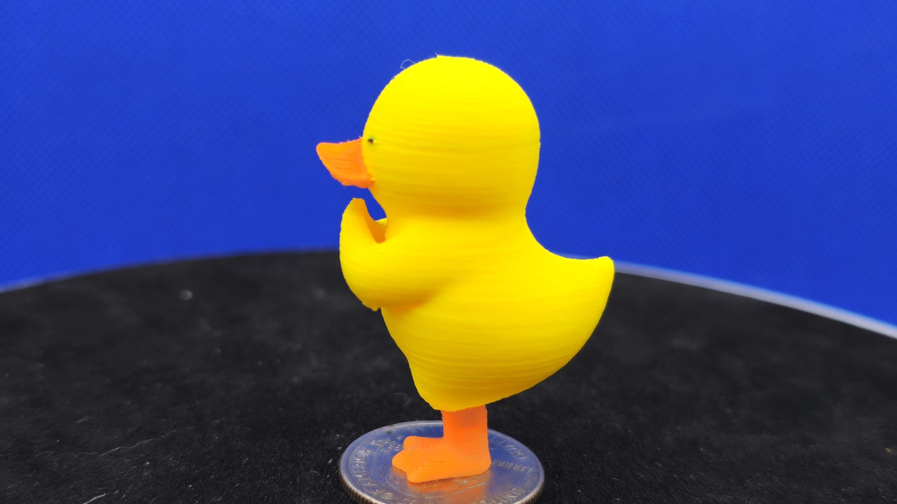 Yoga Duck Figurine • Tree Pose Balance, Cruise Hunt Gift, PLA Wellness Decor