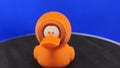 Kenny Duck Orange Hoodie Mini Duck – 3D Printed Collectible Toy