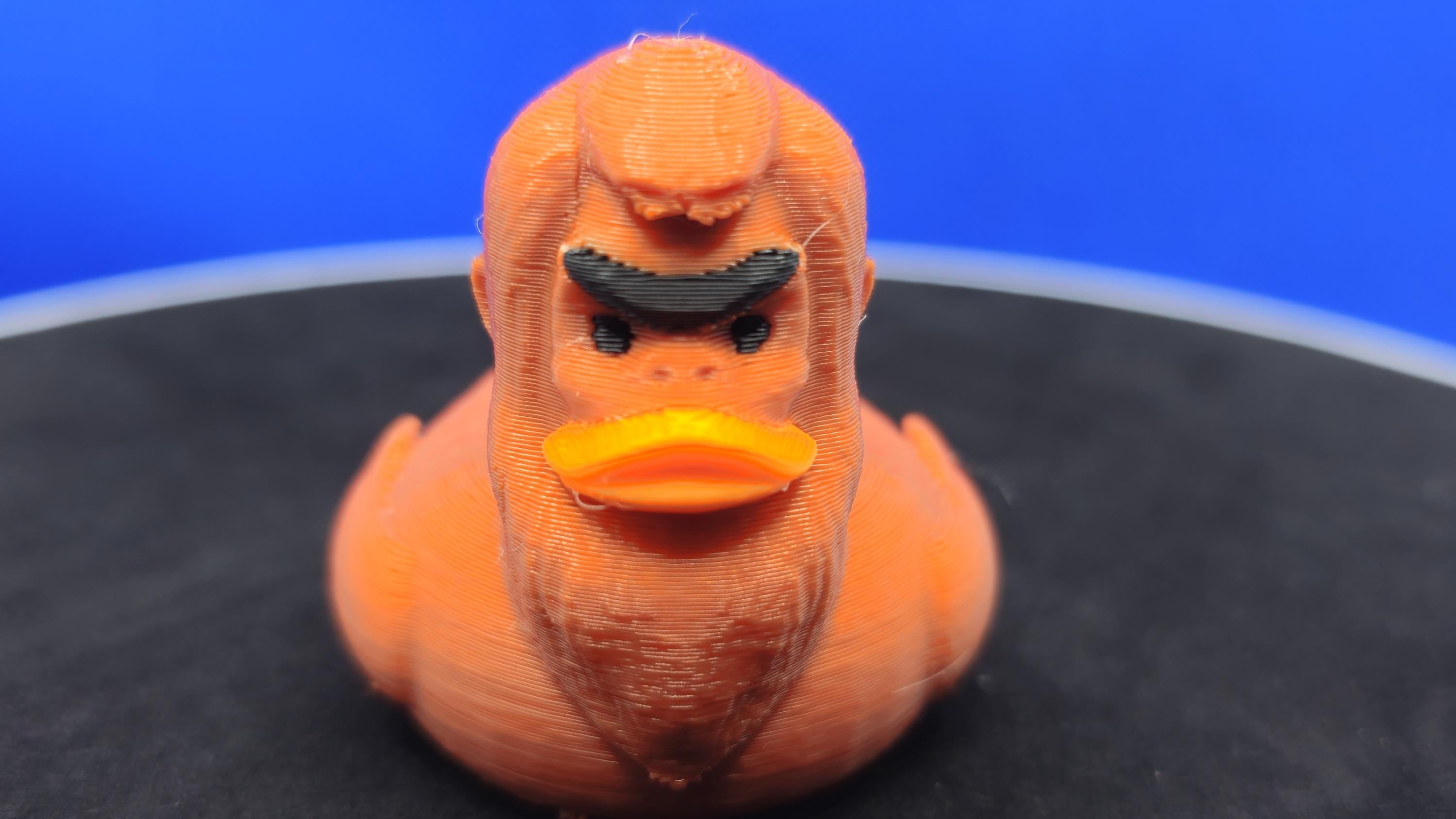 Bigfoot Duck – 3D Printed Forest Legend Mini Duck, Sasquatch Inspired Toy