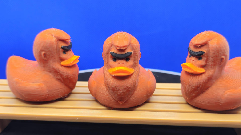 Bigfoot Duck – 3D Printed Forest Legend Mini Duck, Sasquatch Inspired Toy