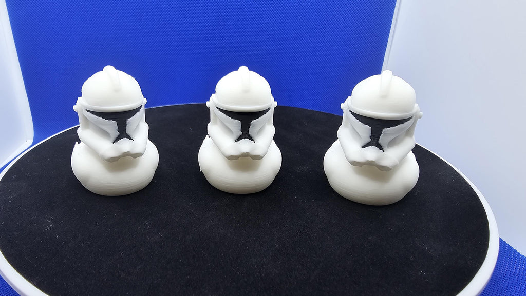 Clone Trooper Duck • Cruise Duck Hunt Gift • Sci‑Fi Mini Figure