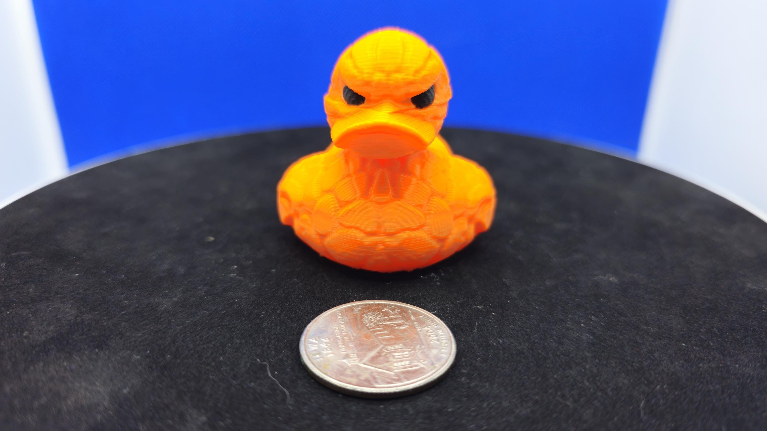 The Thing Duck — Rocky Orange Hero Duck Figurine