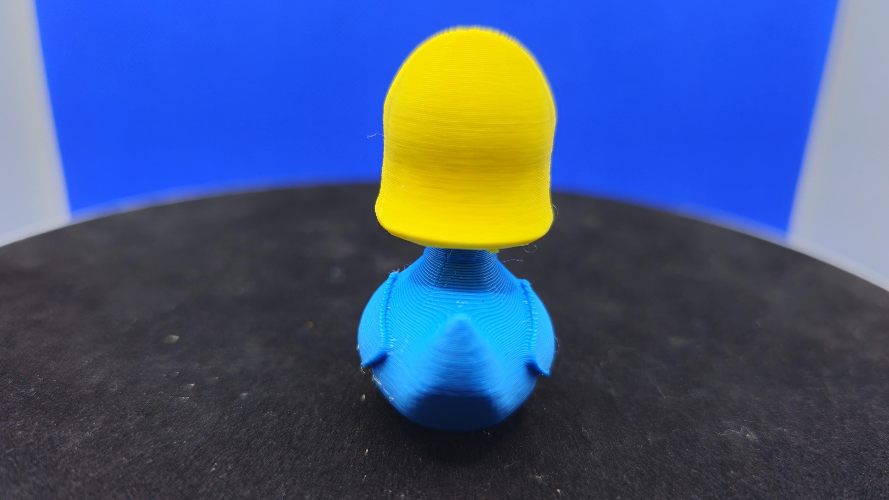 Mrs. Invisible Duck Figurine – Blue Hero PLA Collectible for Cruise Hunting