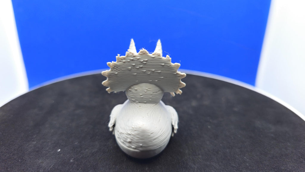 Triceratops Duck Toy: 3D Printed Dinosaur Mini Duck for Cruise Hunts