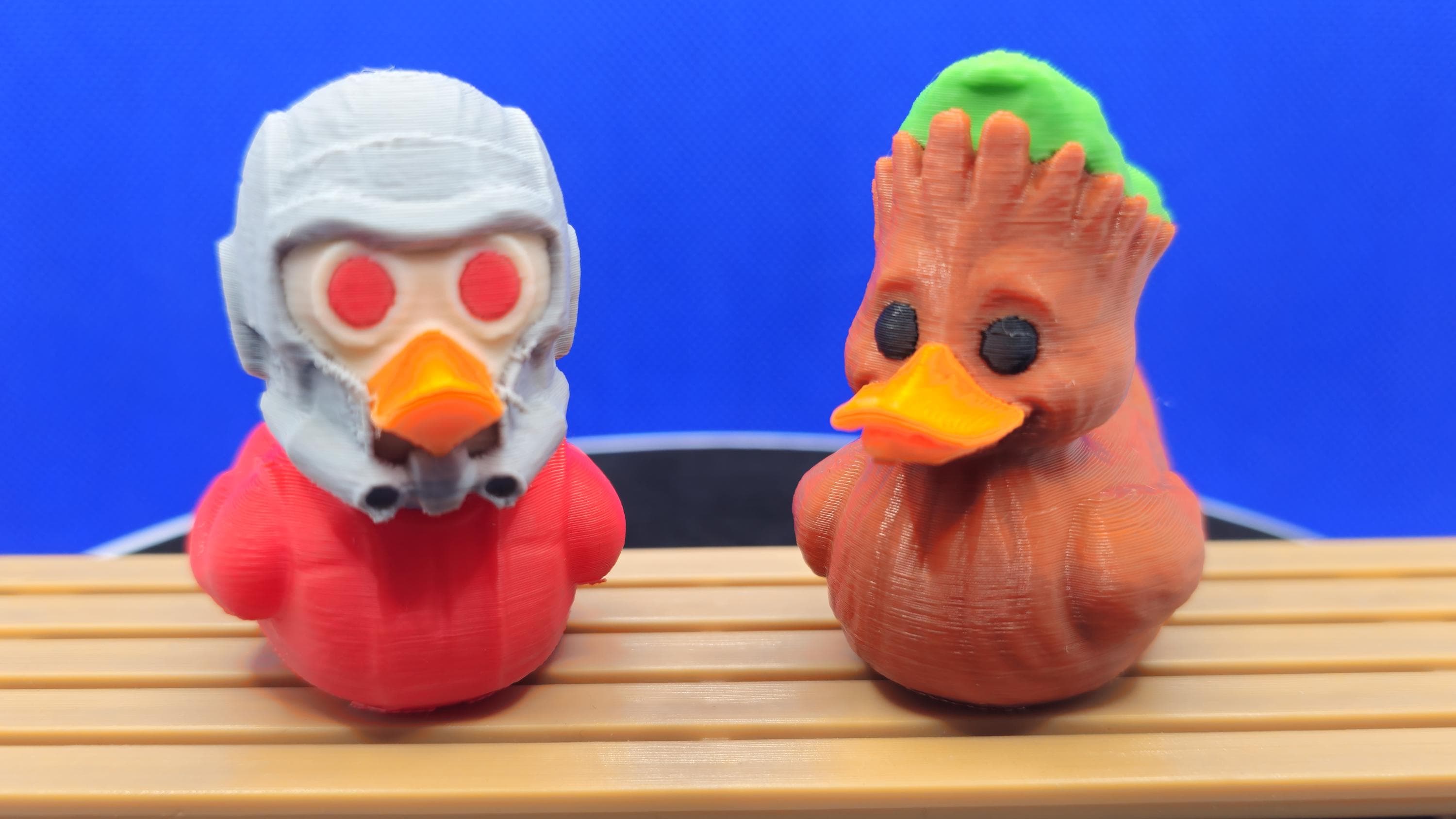 Star Lord Duck Figurine | 3D Printed Sci-Fi Collectible, Cruise Duck Hunt