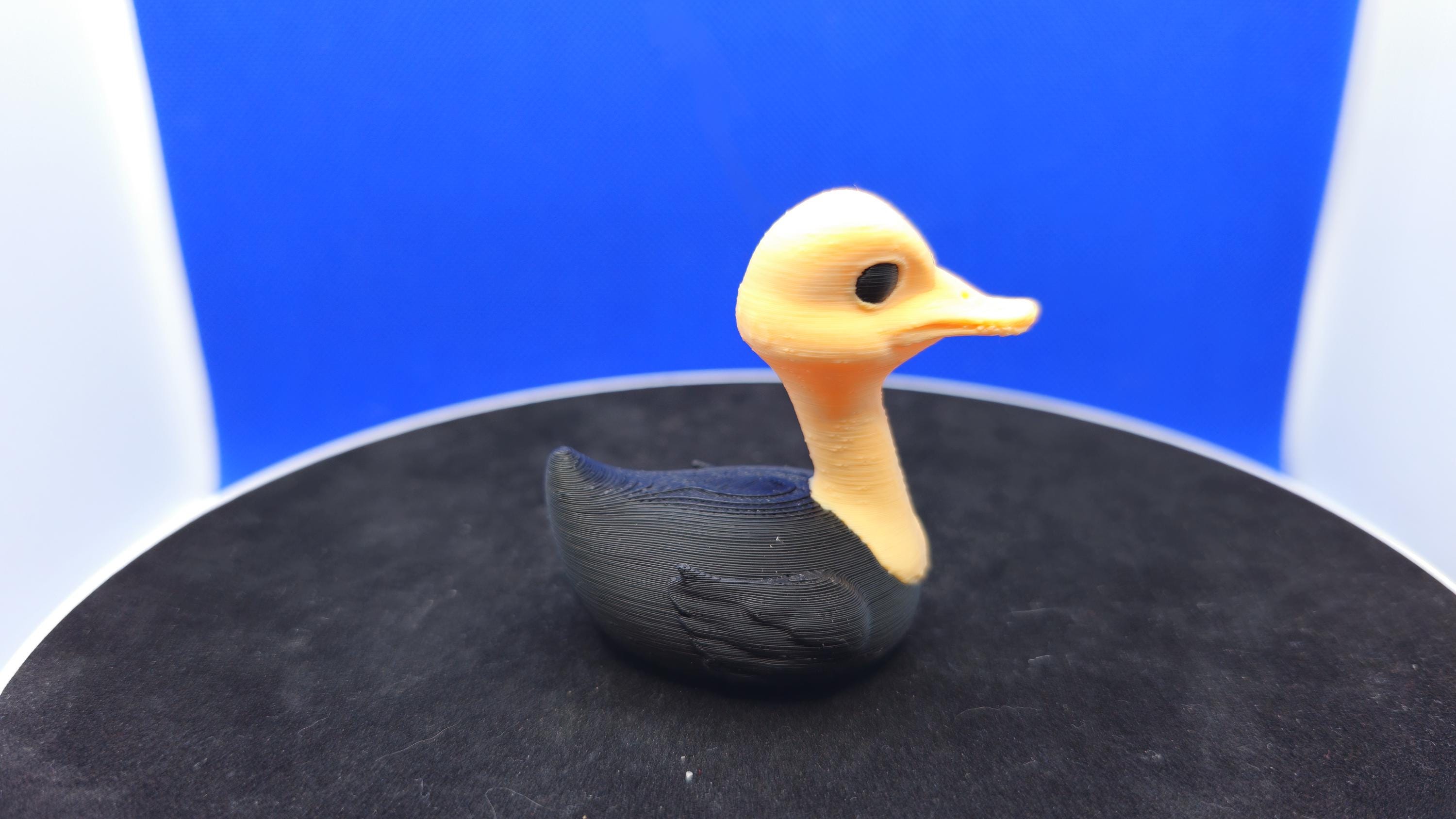 Ostrich Duck Figurine – 3D Printed Safari Hybrid Collectible Toy