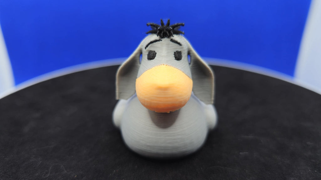 Eeyore-Style Donkey Duck Figurine – 3D Printed Collectible for Cruise Duck Hunt
