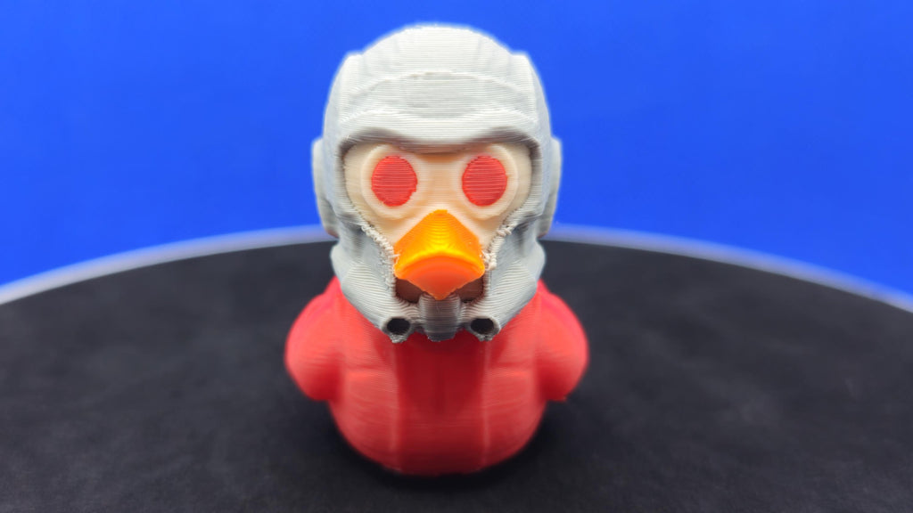Guardians-Style Duck Set – 6-Piece Space Hero Bundle, 3D Printed Collectibles