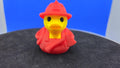 Fire Fighter Duck Figurine – Mini Hero for Cruise Duck Hunts, PLA Material