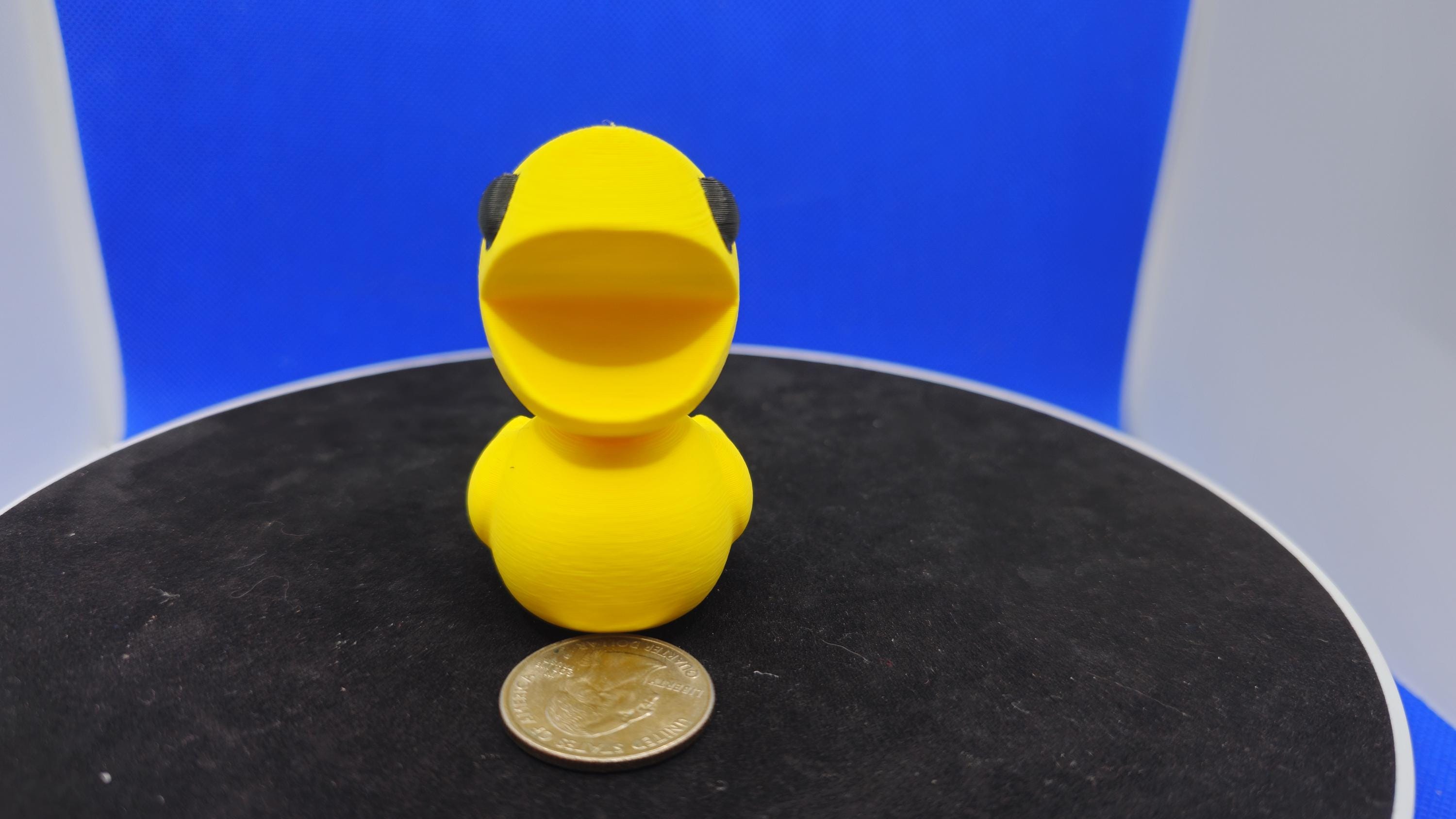 Mr. Pacman Duck — Retro Arcade Mini Duck Figurine