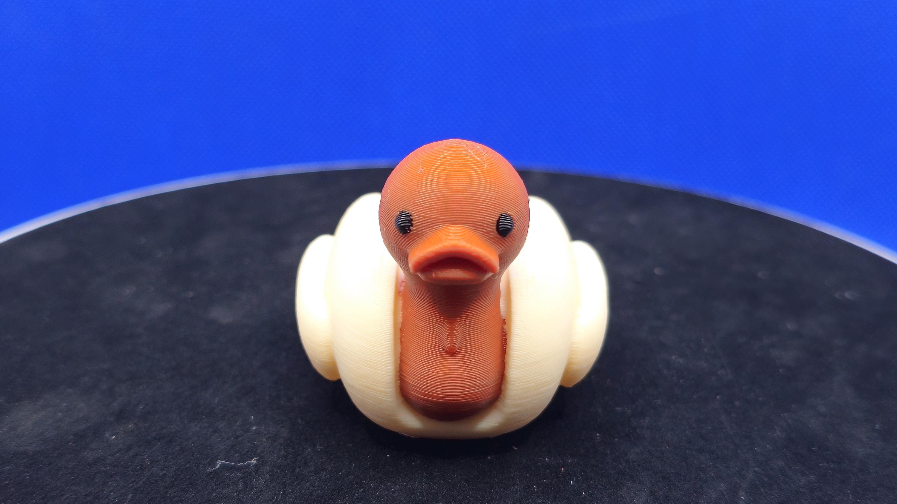 Hotdog with Catsup Duck | Funny Food‑Themed Mini Duck | Cruise Duck Hunt Collectible | 3D Printed Duck