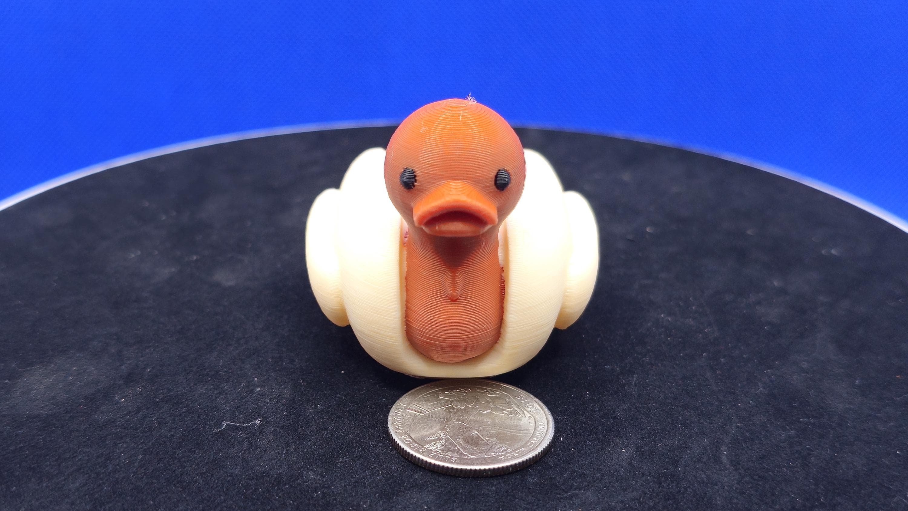 Hotdog with Catsup Duck | Funny Food‑Themed Mini Duck | Cruise Duck Hunt Collectible | 3D Printed Duck