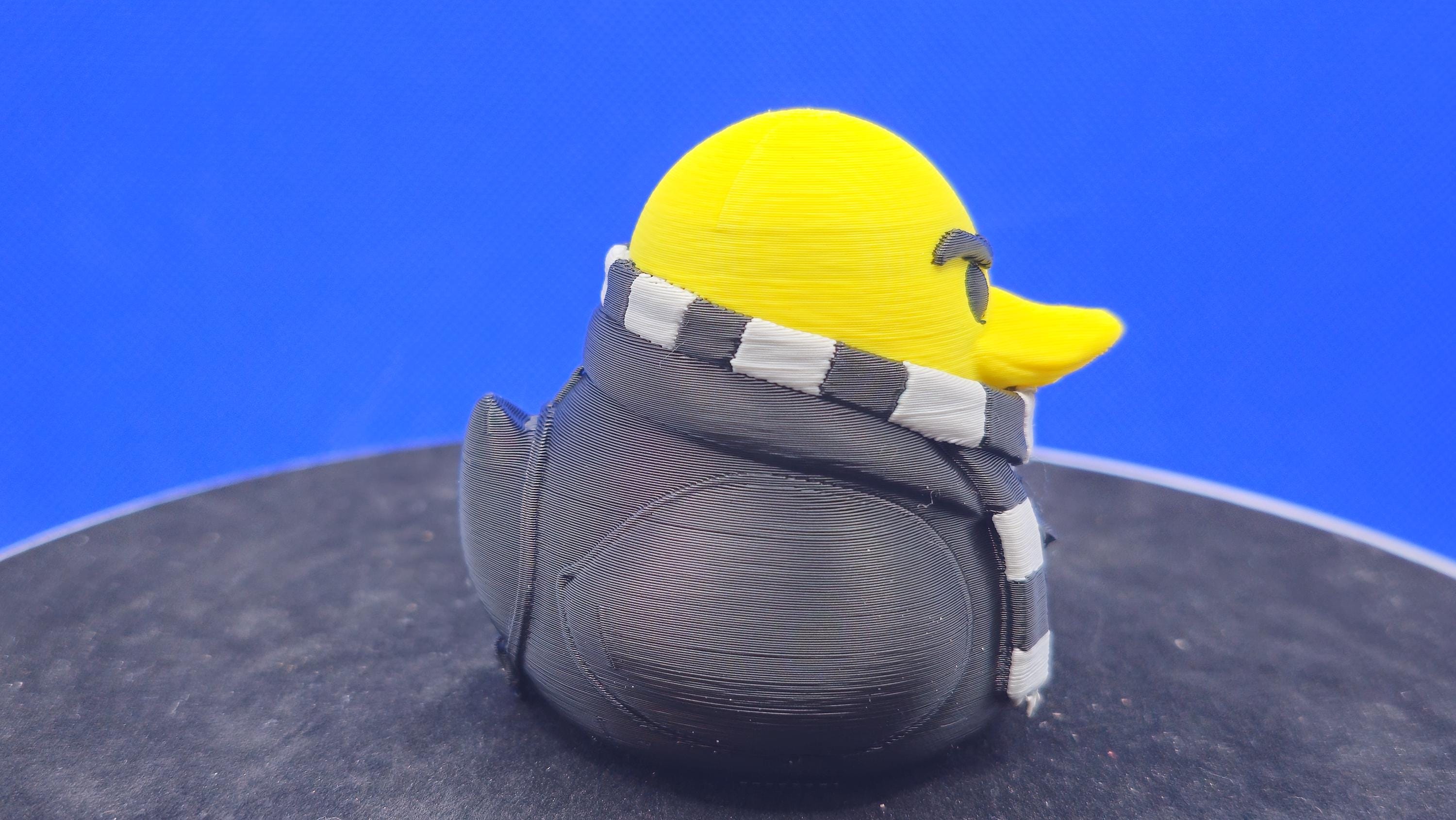 Gru‑Style Duck • Mini Villain Parody Cruise Duck • 3D Printed Collectible