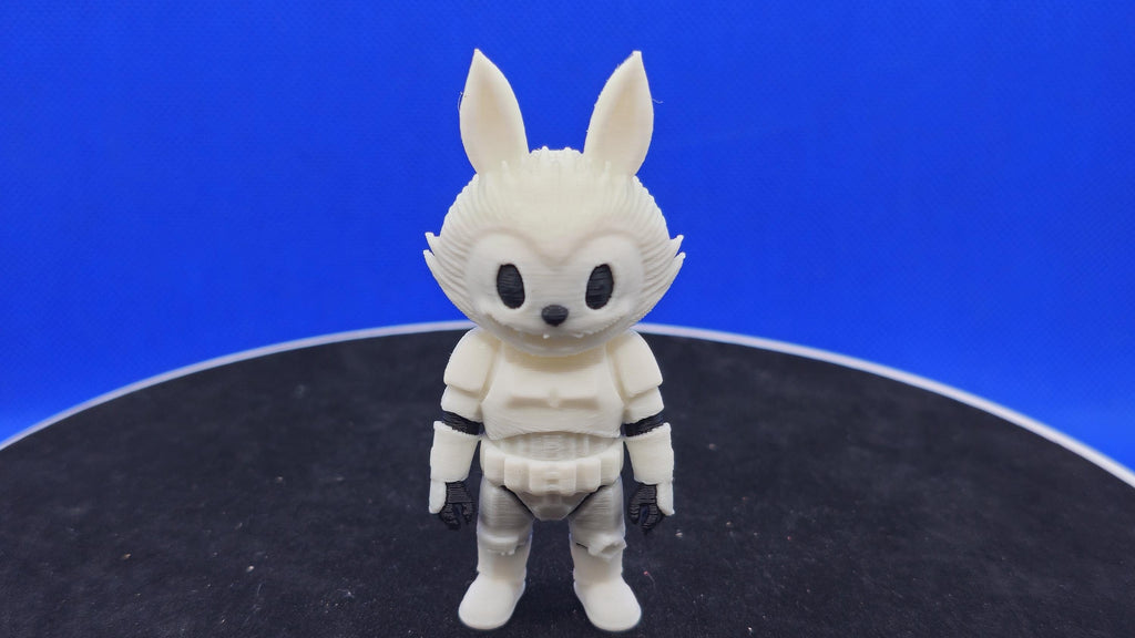 Labubu-Style Stormtrooper Miniature Figure • Chibi Armor Collectible Toy