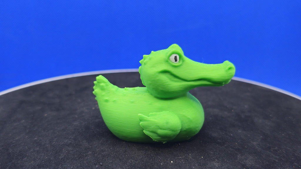 Alligator Duck • Cute Gator‑Style Mini Duck • 3D Printed Cruise Duck • Green Animal Collectible • Fun Cruise Gift