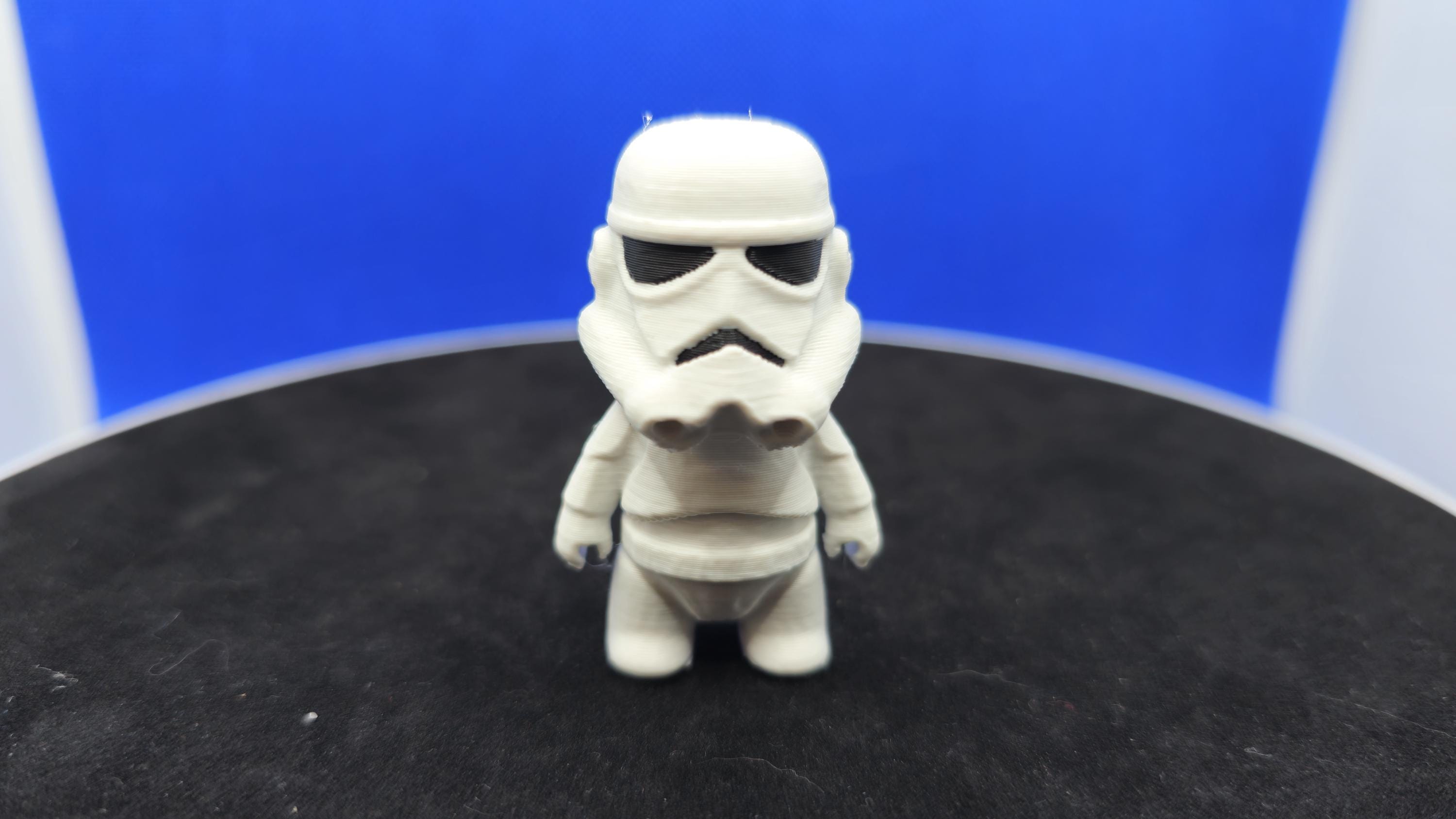 Darth‑Style Mini + 3 Stormtrooper Minis Bundle • Chibi Trooper • Labubu Trooper • Cute Sci‑Fi Mini Figure Set • 3D Printed Collectibles