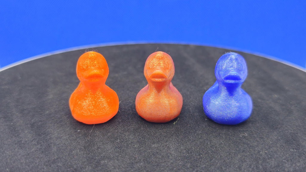 5 Pack of Starburst Mini Duck Collectible • 3D Printed Cruise Duck, Color Block Figurine