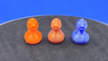 5 Pack of Starburst Mini Duck Collectible • 3D Printed Cruise Duck, Color Block Figurine