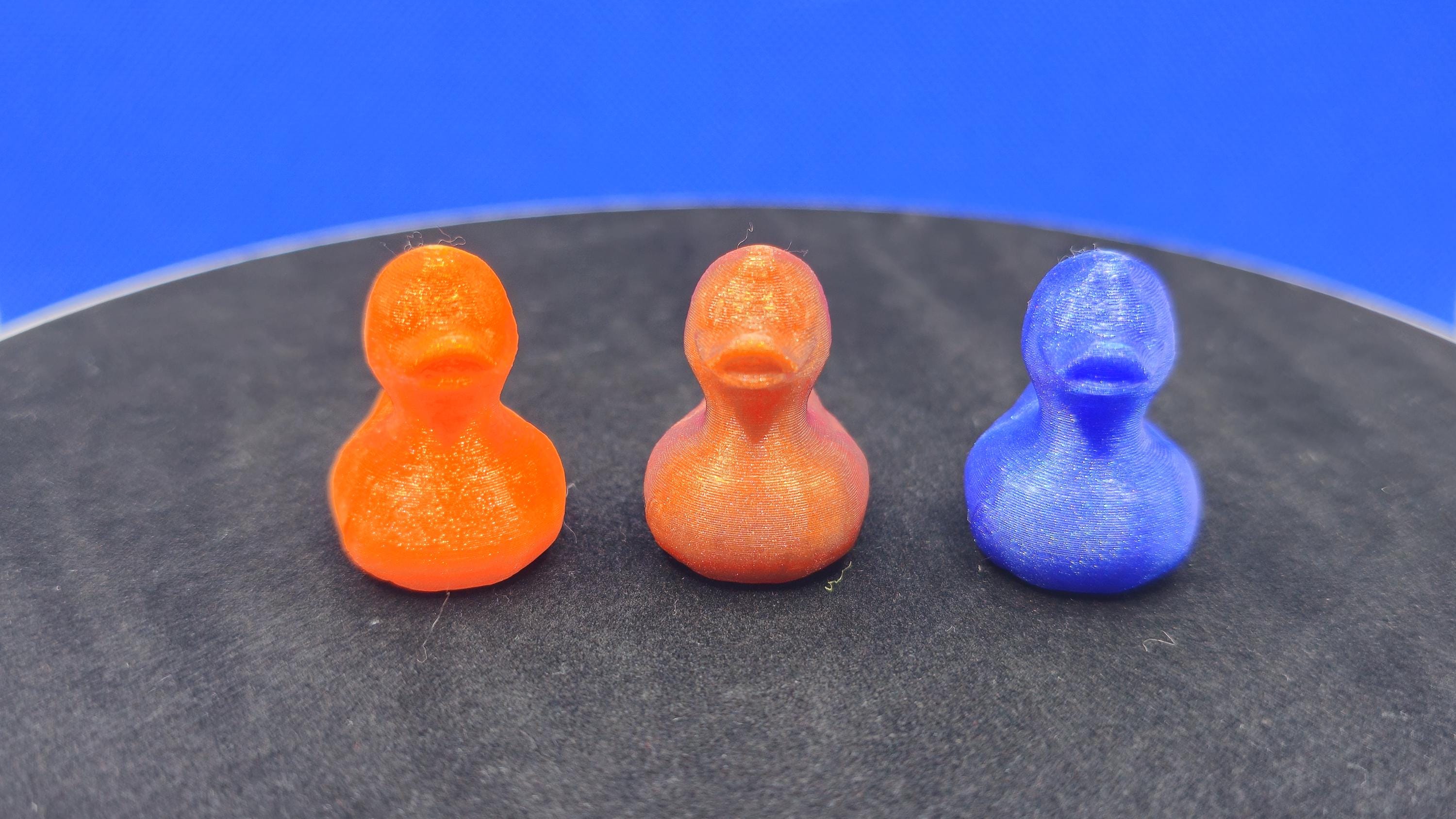 5 Pack of Starburst Mini Duck Collectible • 3D Printed Cruise Duck, Color Block Figurine