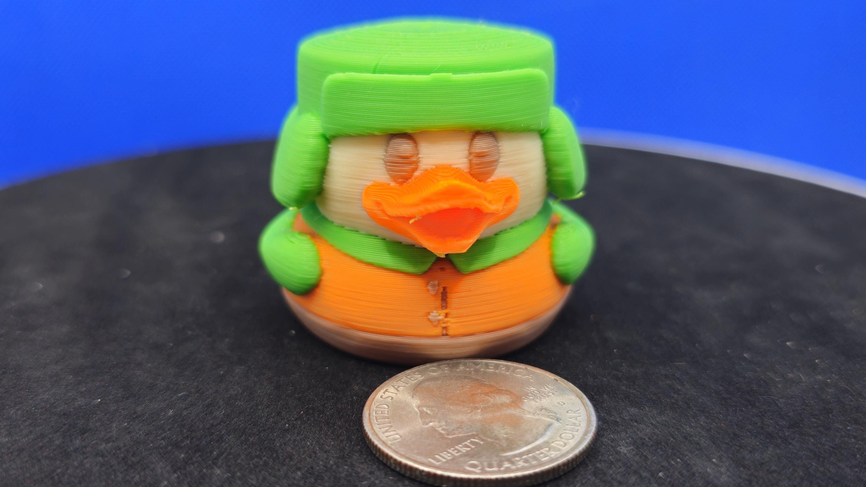 Kyle-Inspired Mini Duck Toy for Cruise Duck Hunts, Collectible Character Figure