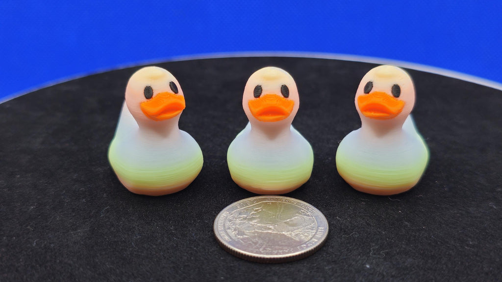 Rainbow Mini Duck • Colorful Cruise Duck • 3D Printed Mini Figurine • Tiny Rainbow Duck • Cruise Hunt Gift • Bright Collectible Mini