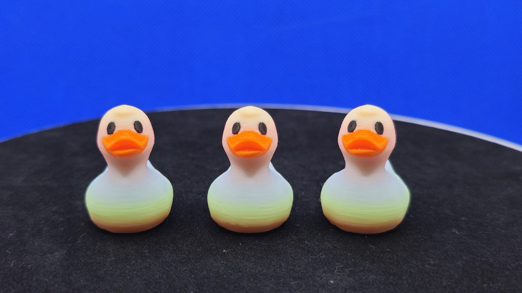 Rainbow Mini Duck • Colorful Cruise Duck • 3D Printed Mini Figurine • Tiny Rainbow Duck • Cruise Hunt Gift • Bright Collectible Mini