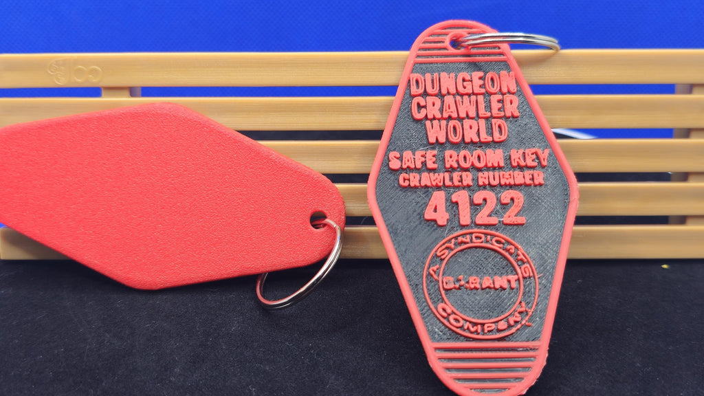 Dungeon Crawler World Safe Room Key Tag • Matt Dinniman Fan Keychain